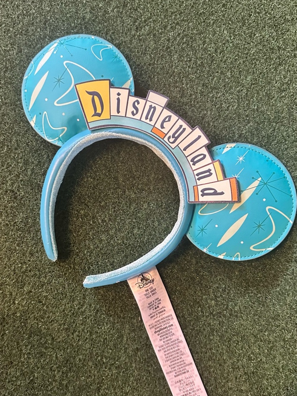 Disney Blue Retro Disneyland Ears